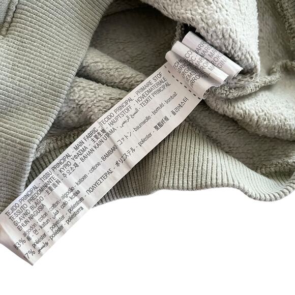 Zara Girls Light Green Ruffle Sleeve Floral Sweatshirt size 12-18 months - Picture 4 of 5